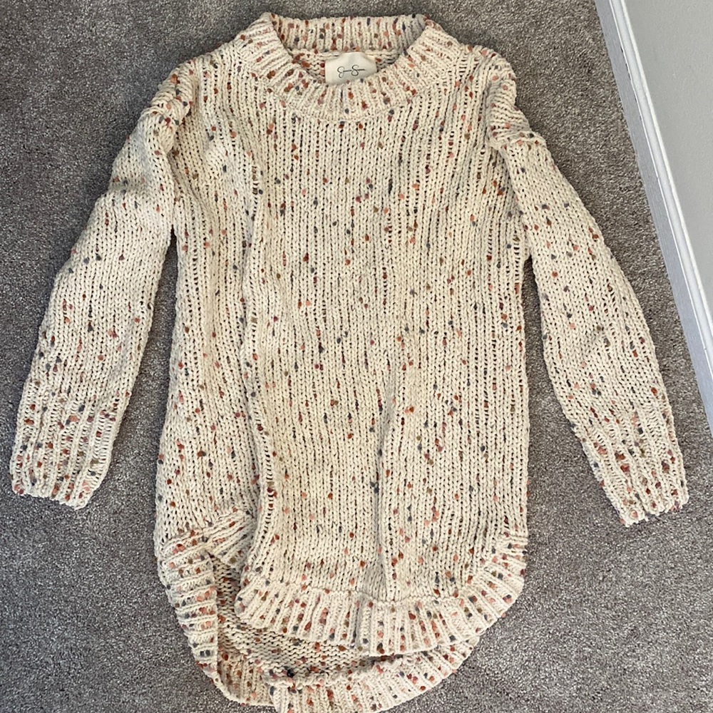 Tan colored detail sweater